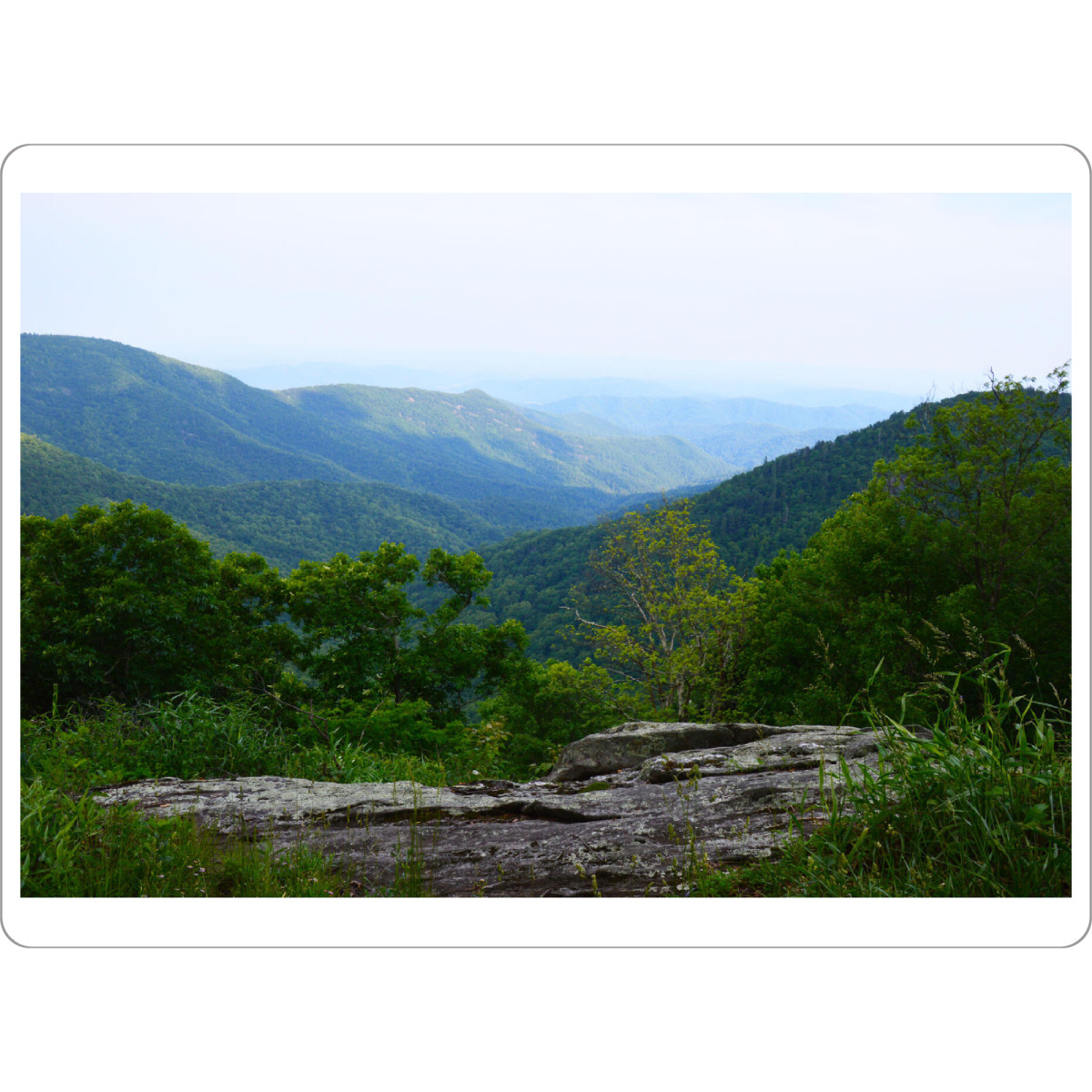 Tischset "Die grünen Appalachen" artboxONE - Natur,Reise / Afrika,Reise / Länder