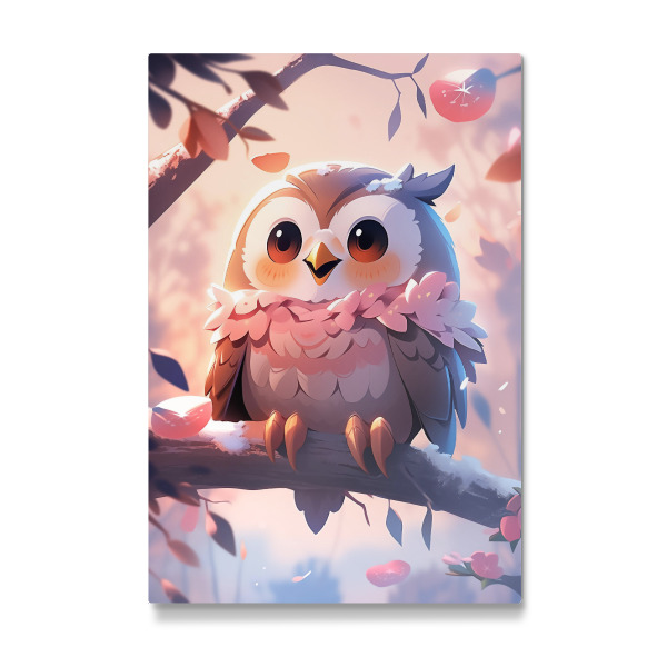 Galerie-Print "Süßes Eule Baby" 75x50 cm artboxONE