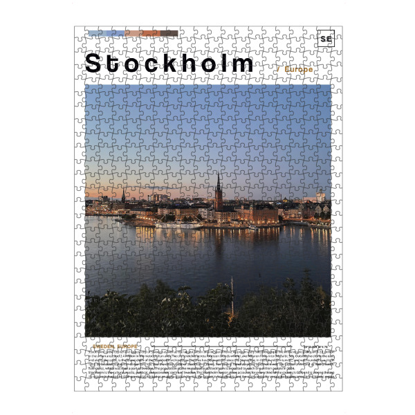 artboxONE Puzzle "Cover der Stockholmer Zeitung" artboxONE - Städte,Architektur