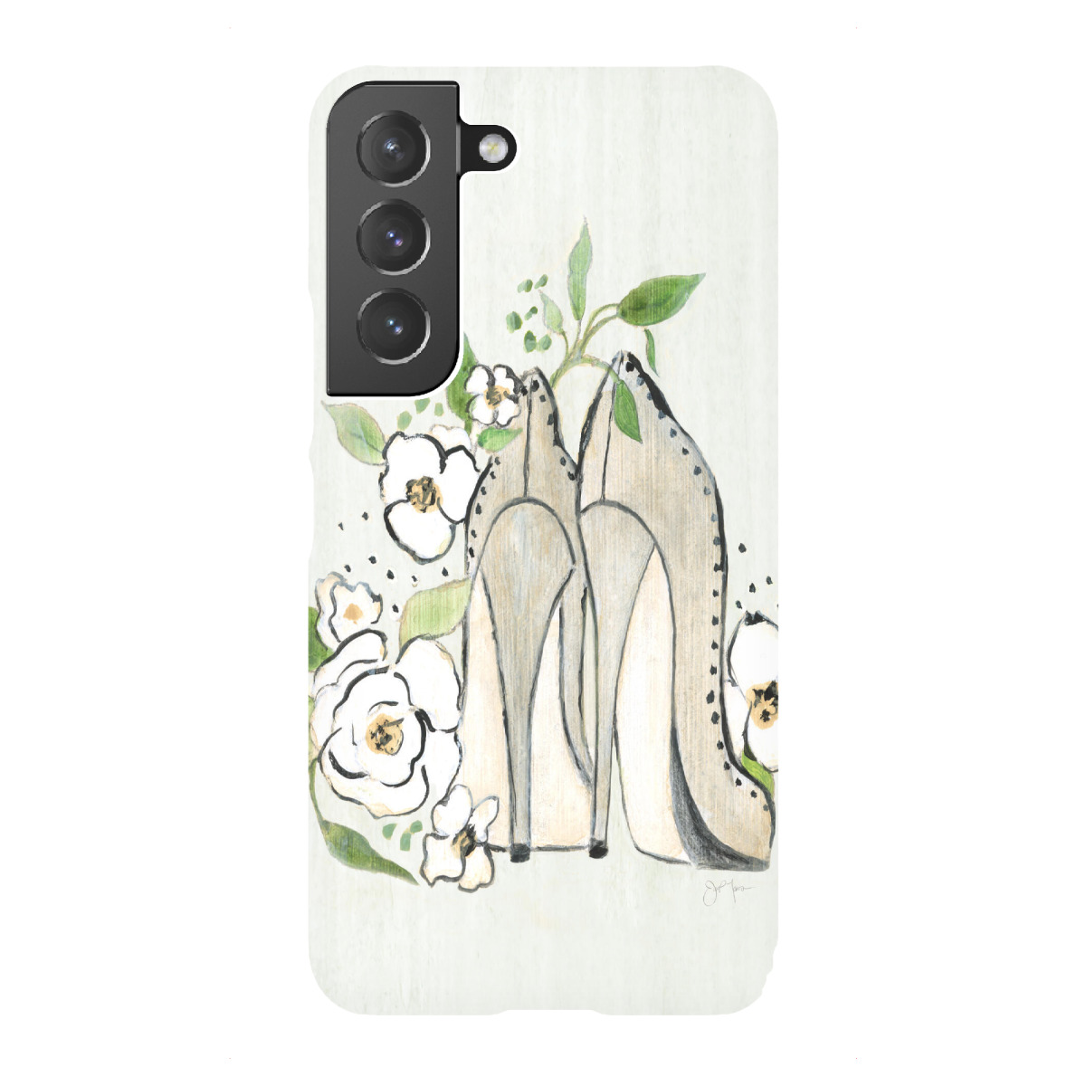Samsung Galaxy "Modische Blumenabsätze" Premium-Case Handyhülle artboxONE