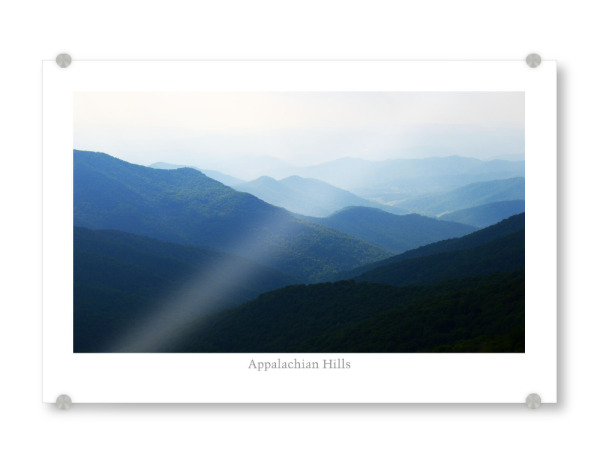 Acrylglasbild "The Appalachian Hills" artboxONE - Natur,Reise,Reise / Länder