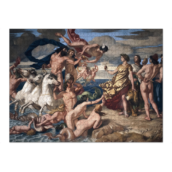 Puzzle Ravensburger "Neptun und Britannia" artboxONE - Natur,Menschen,Reise / Strand und Meer,Für Mama,Für Papa