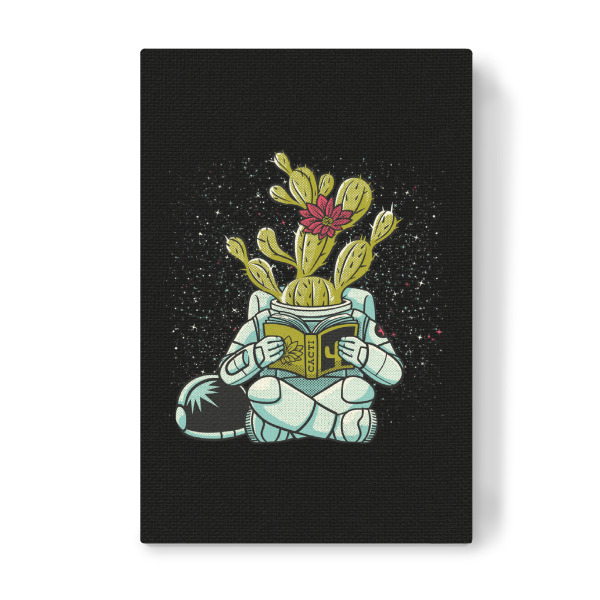 Leinwandbild "Astronautenkaktus Sukkulente" artboxONE - Floral,Galaxy