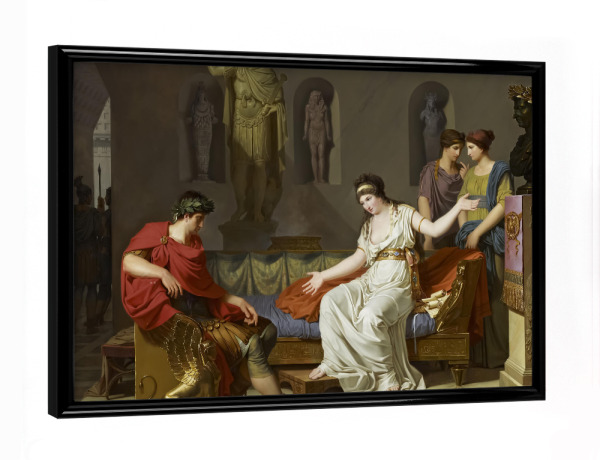Poster mit schwarzem Rahmen "Kleopatra und Octavian" artboxONE - Reise,Menschen,Städte / Rom,Für Mama,Für Papa