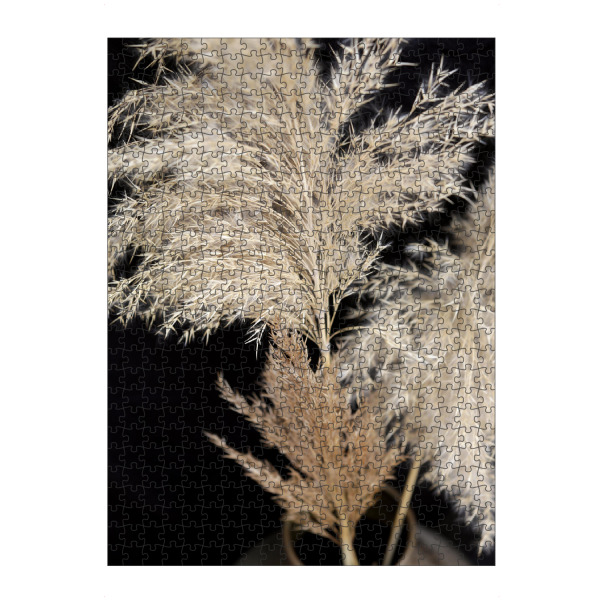 Puzzle Ravensburger "Botanische Serie Pampasgras Vase" artboxONE - Natur,Floral