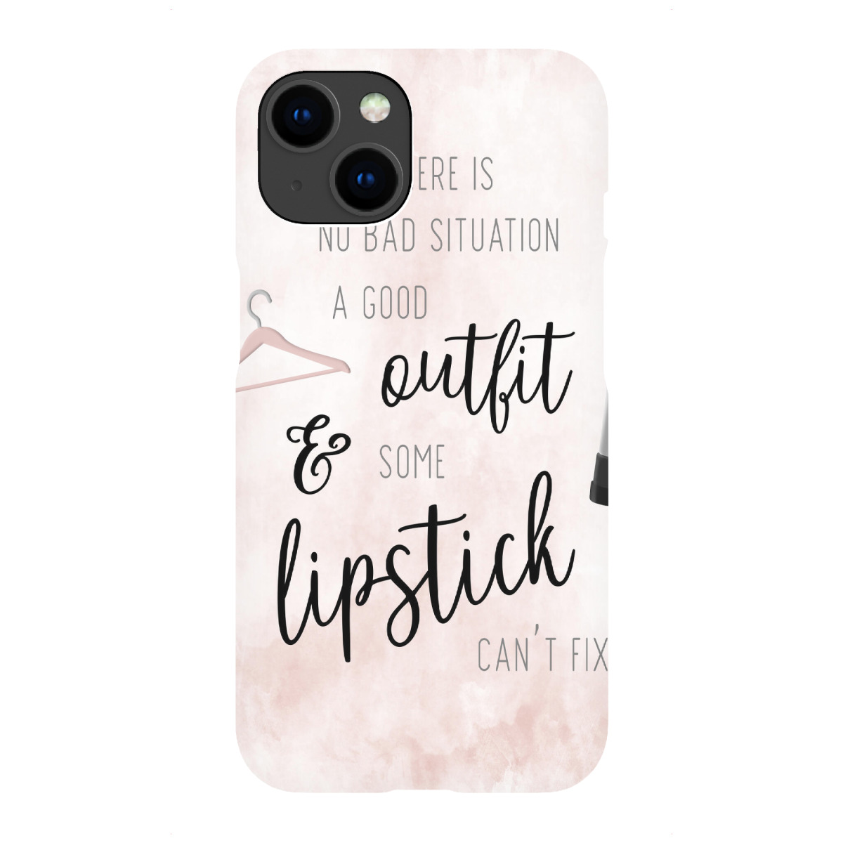 iPhone "Outfit und Lippenstift" Premium-Case Handyhülle artboxONE