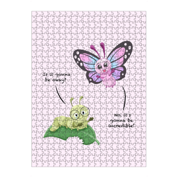 Puzzle Ravensburger "Gonna be incredible!" artboxONE - Typografie,Tiere,Comic,Buchstaben,Lustig