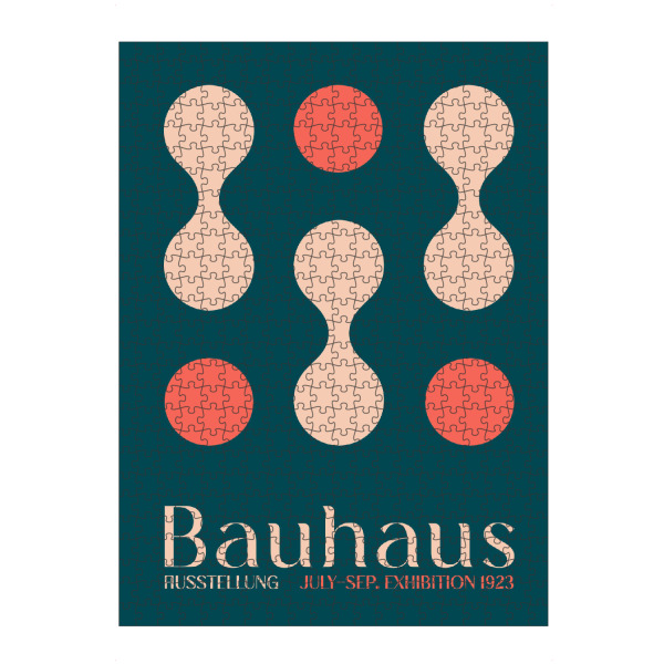 artboxONE Puzzle "Tunaboylu - Bauhaus Droplets" artboxONE - Typografie,Abstrakt,Geometrie
