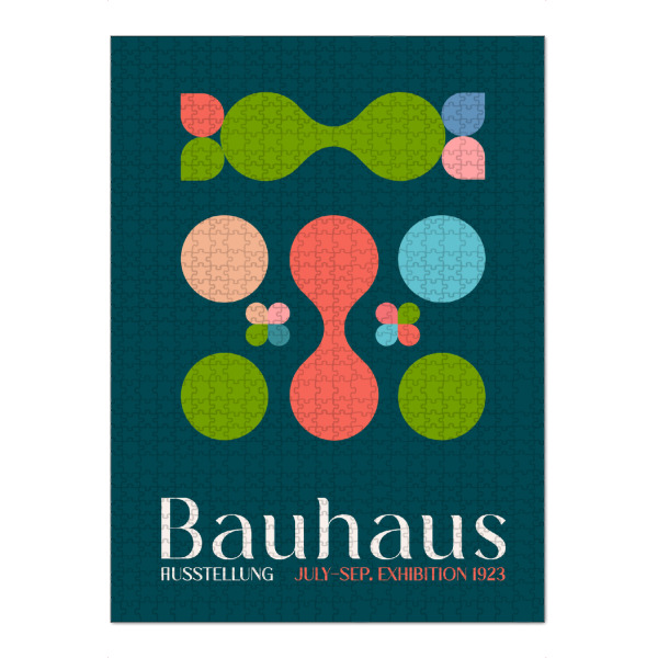 Puzzle Ravensburger "Tunaboylu - Bauhaus Florale" artboxONE - Typografie,Abstrakt,Geometrie