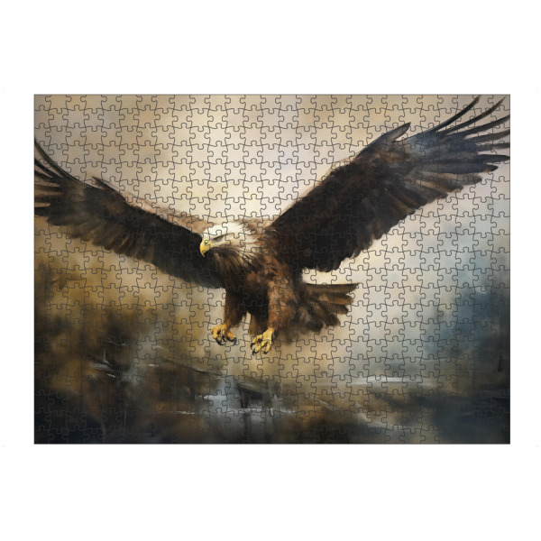 artboxONE Puzzle "Bemalter fliegender Adler" artboxONE - Natur,Tiere