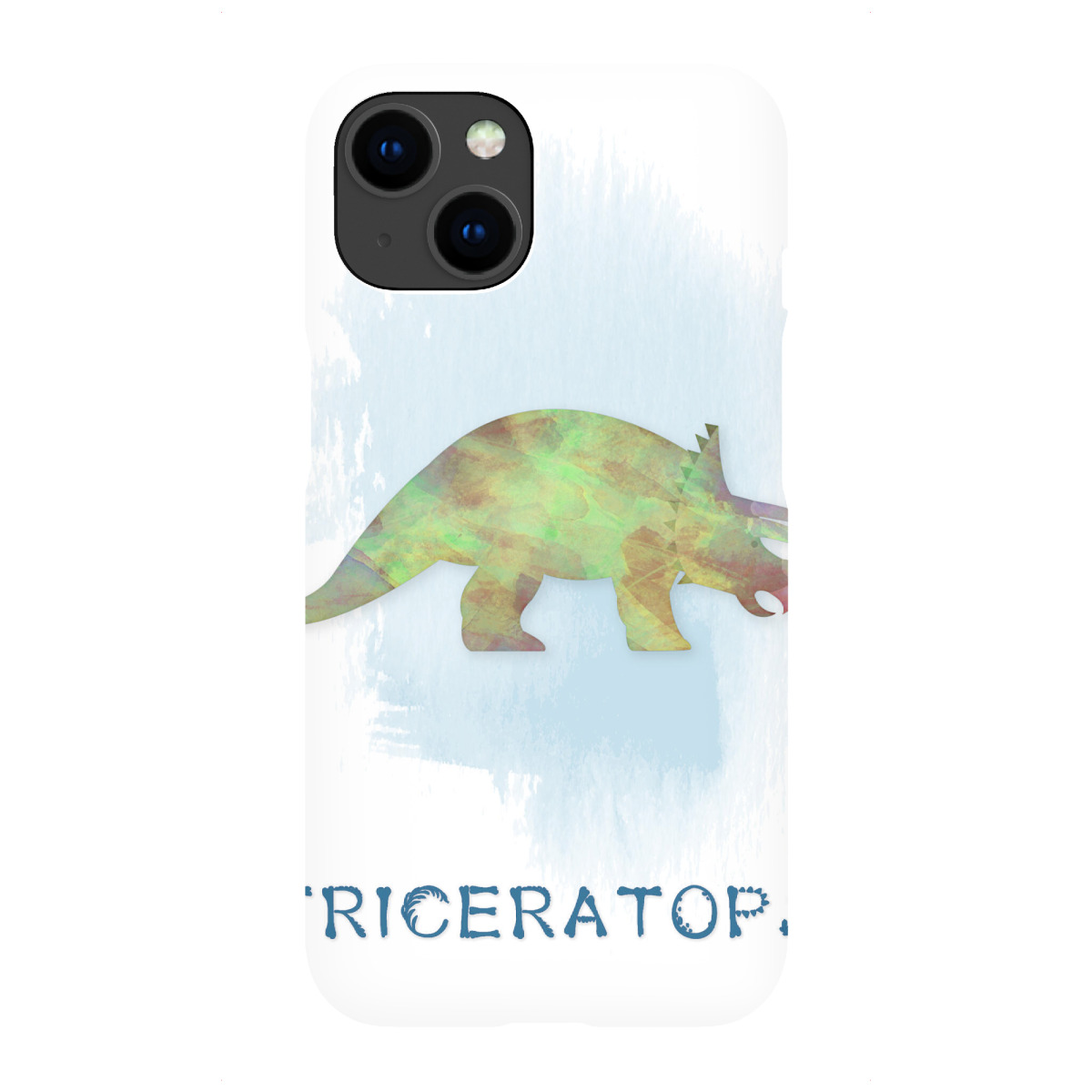 "Der Triceratops"für iPhone - Premium-Case Handyhülle artboxONE