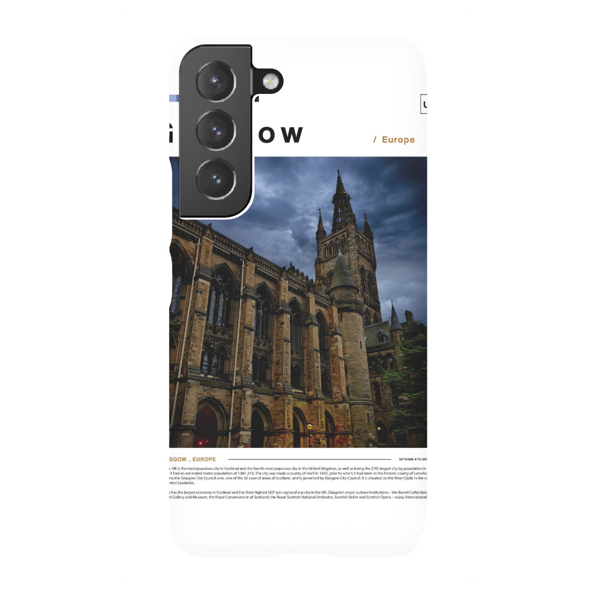 "Cover der Glasgower Zeitung"für Samsung Galaxy - Premium-Case Handyhülle artboxONE