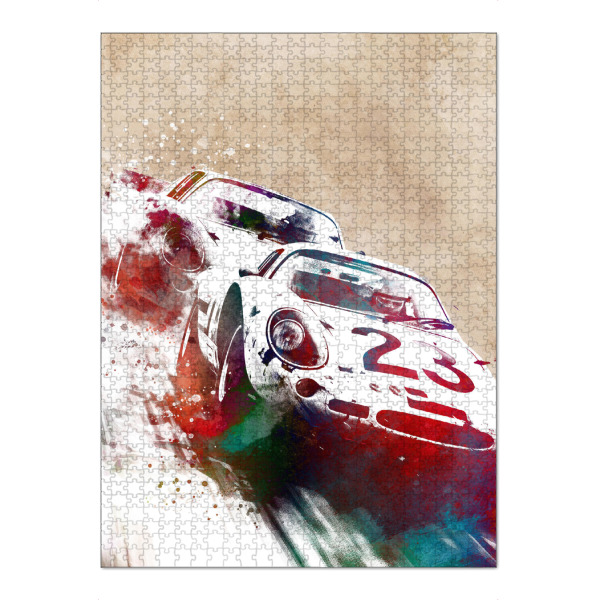 Puzzle Ravensburger "Autos Rennsport Kunst C" artboxONE - Sport / Motorsport,Automobile,Sport - Autos,Rennen,Rennwagen,Grafik,Sport,Sport