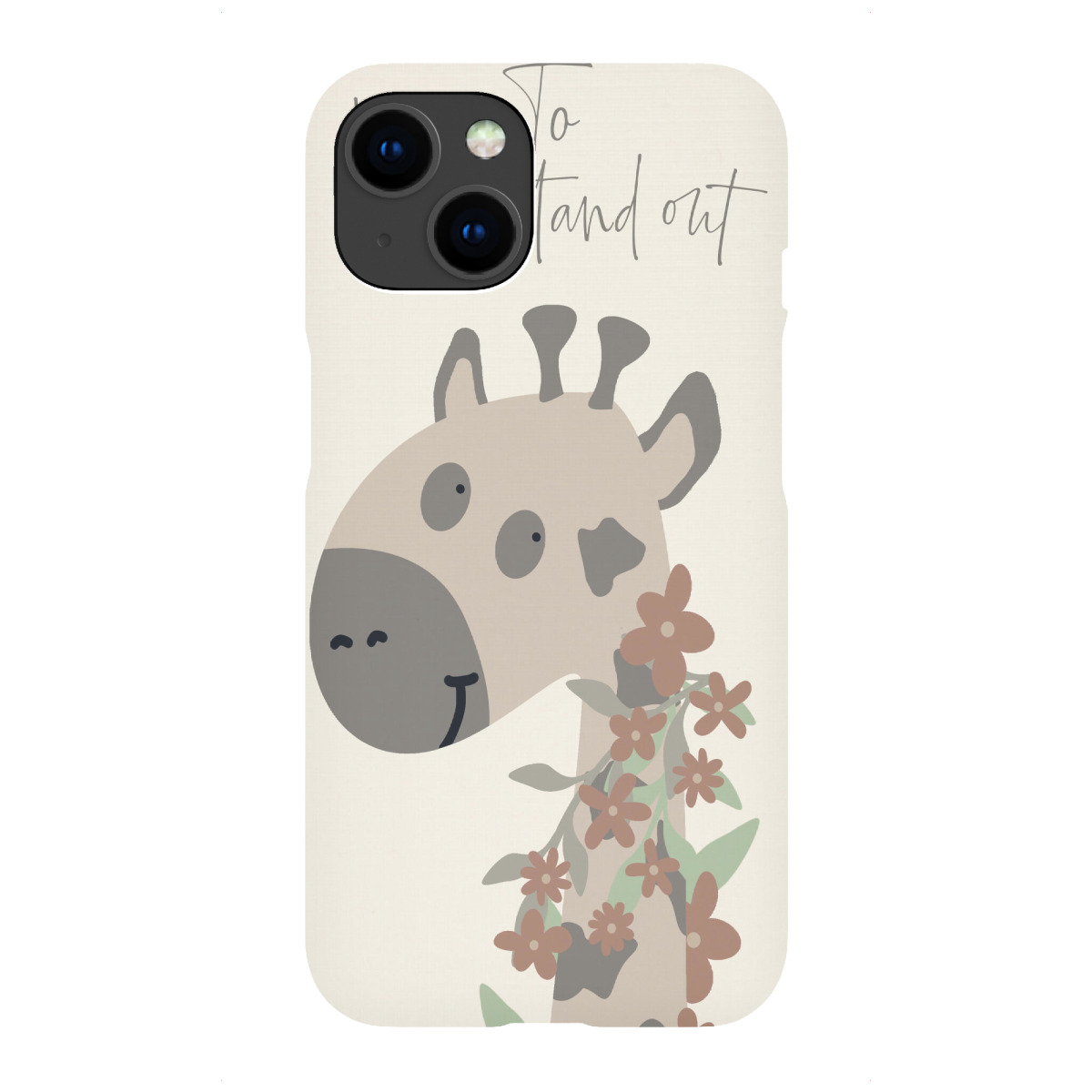 "Geboren, um aufzufallen"für iPhone - Premium-Case Handyhülle artboxONE