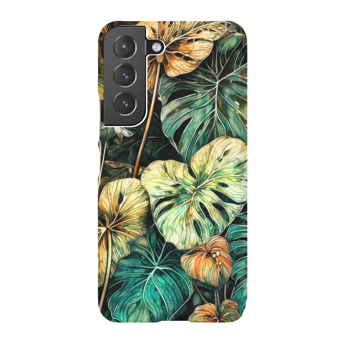 "Blumenblätter Kunst K"für Samsung Galaxy - Premium-Case Handyhülle artboxONE