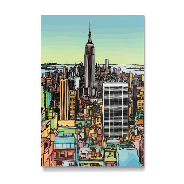 Galerie-Print "Sketch of New York City" 30x20 cm artboxONE