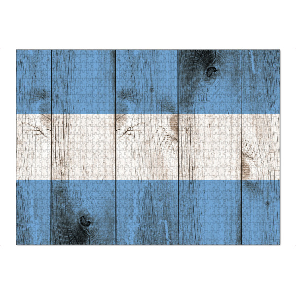 Puzzle Ravensburger "Argentinien Vintage Flag" artboxONE - Reise,Reise / Länder