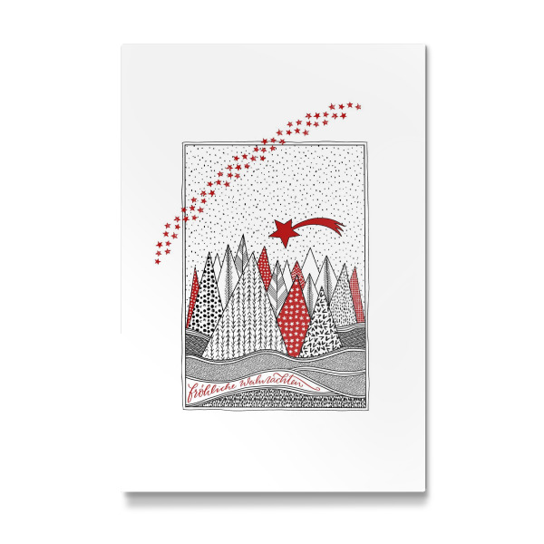 Galerie-Print "Sternen-Winterwald" 30x20 cm artboxONE