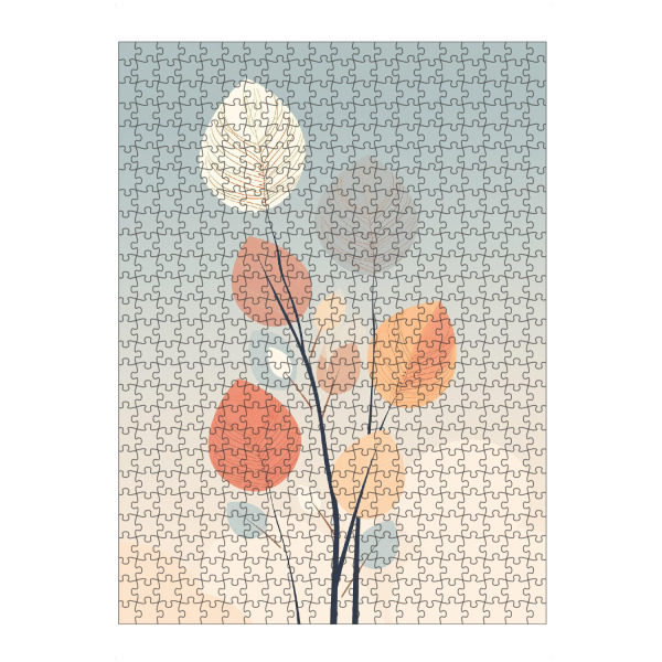 Puzzle Ravensburger "Minimalistische Zweige" artboxONE - Floral,Abstrakt
