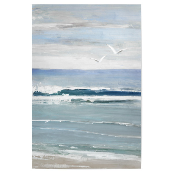 Poster "Möwenbucht I" artboxONE - Tiere,Abstrakt,Reise / Strand und Meer - Möwen,Meer,Ozean,Himmel
