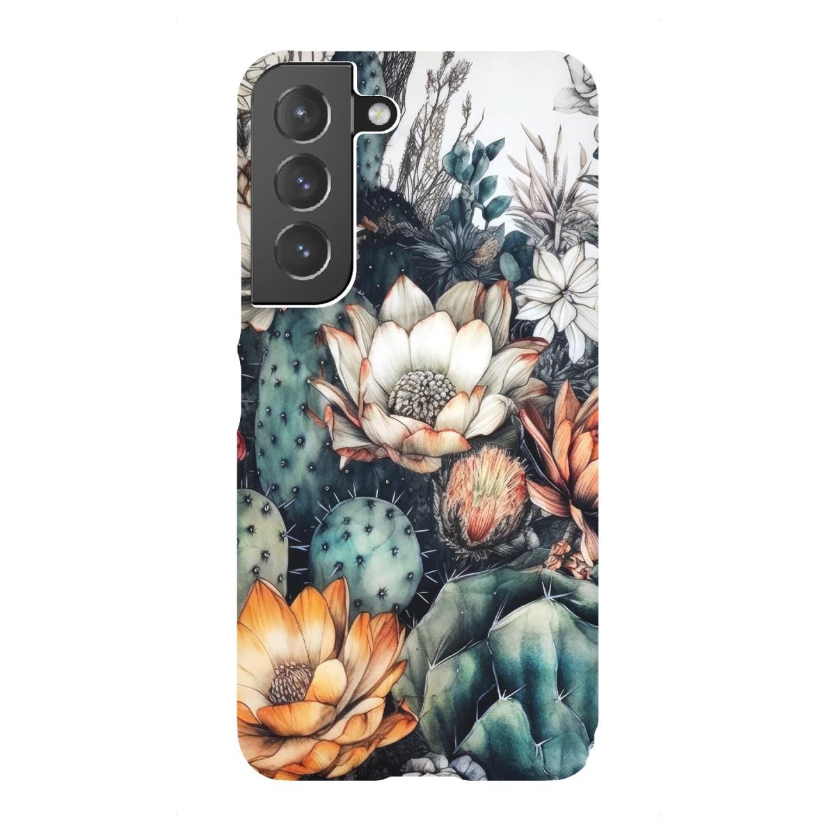 "Sukkulenten und Kakteen P"für Samsung Galaxy - Premium-Case Handyhülle artboxONE