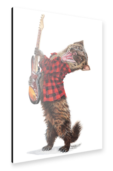 Alu-Dibond "Rock'n Marten" 30x20 cm artboxONE