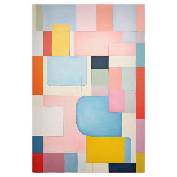 Poster "Dynamische, kräftige Formen" artboxONE - Abstrakt,Geometrie