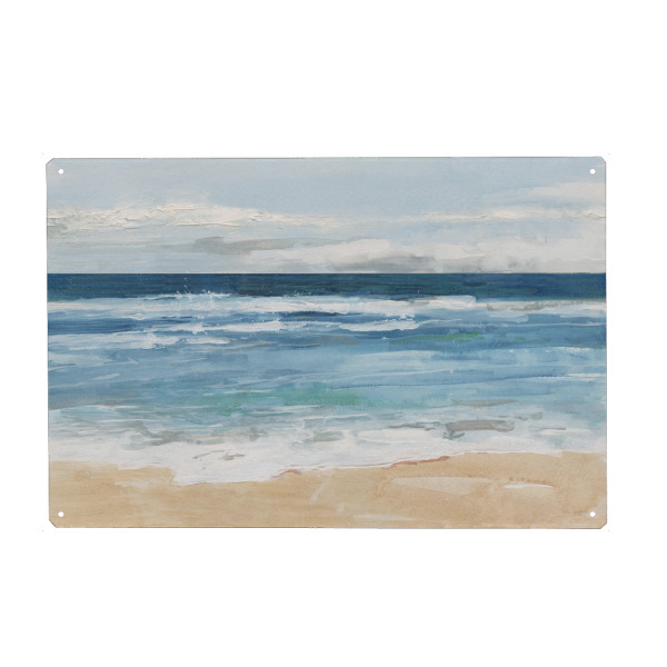 Metall Poster "Ocean Waves-Fortsetzung" artboxONE - Abstrakt,Reise / Strand und Meer - Strand,Meer,Küste,Meer,Wellen - Blechschild