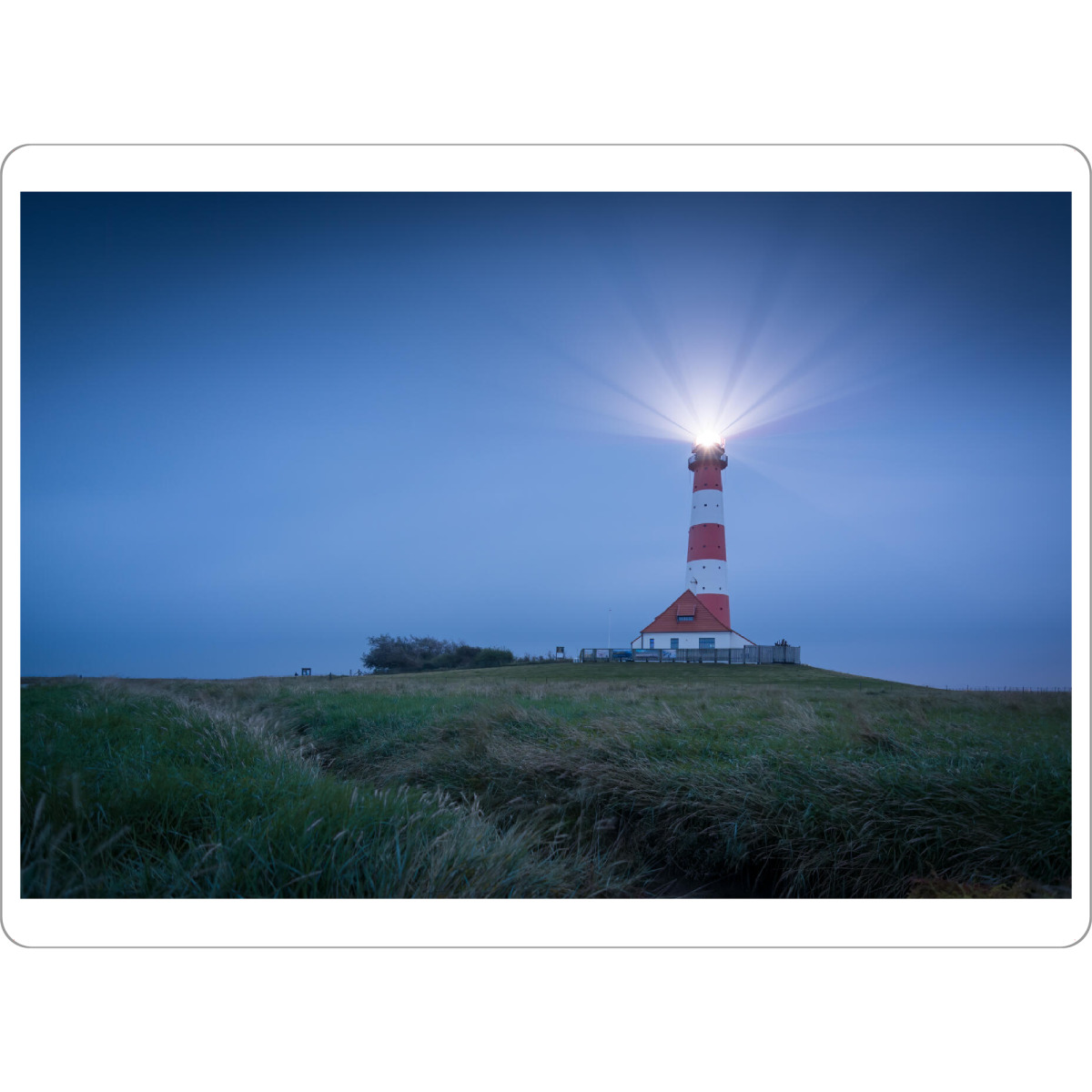 Tischset "Westerhever Leuchtturm am Abend" artboxONE - Natur,Reise