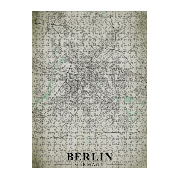 artboxONE Puzzle "Berlin Vintage CityMap" artboxONE - Städte / Berlin,Kartografie
