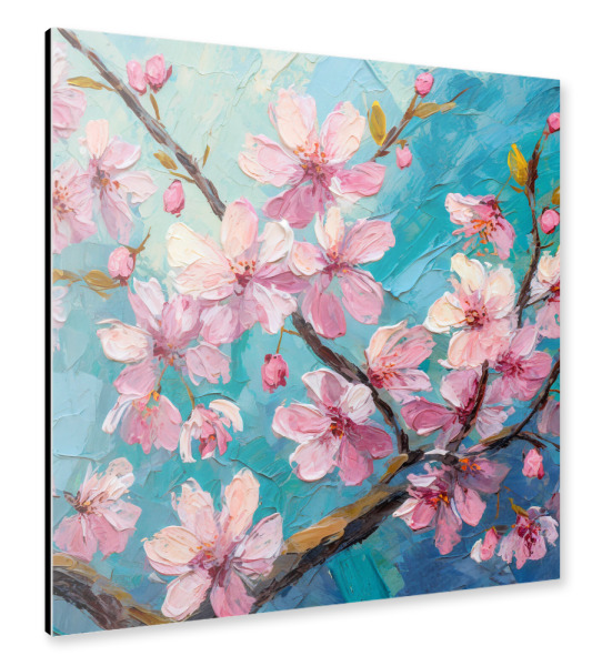Alu-Dibond "Kirschblüte im Frühling" 30x30 cm artboxONE