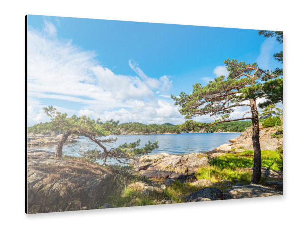 Alu-Dibond "Riveneset Halbinsel" 30x20 cm artboxONE