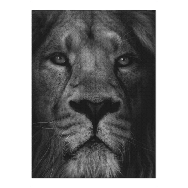 Puzzle Ravensburger "Löwe-Tierporträt" artboxONE - Tiere - Singa,Kepala singa,Wajah singa,Singa yang lucu,Satwa,Binatang,Lucu,Lügner,Margasatwa