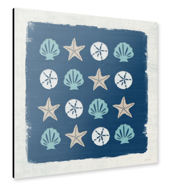 Alu-Dibond "Muscheldiagramm" 30x30 cm artboxONE