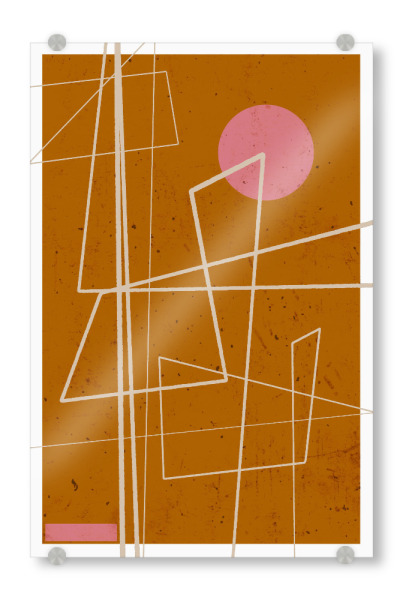 Acrylglasbild "Angular Lines Tenth" artboxONE - Abstrakt,Geometrie