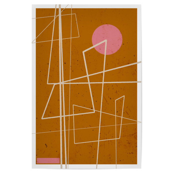 Poster "Angular Lines Tenth" artboxONE - Abstrakt,Geometrie