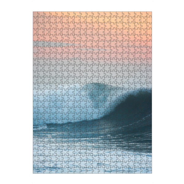 Puzzle Ravensburger "Sonnenuntergänge brechen Wellen" artboxONE - Natur,Reise,Reise / Strand und Meer