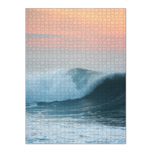 Puzzle Ravensburger "Sonnenuntergänge brechen Wellen" artboxONE - Natur,Reise,Reise / Strand und Meer