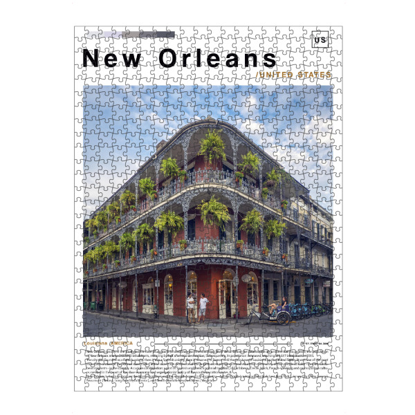 Puzzle Ravensburger "New Orleans-Zeitungscover" artboxONE - Städte,Architektur