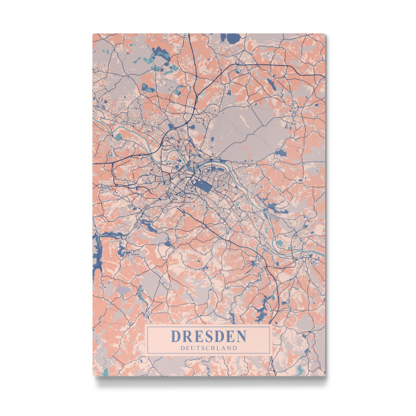 Galerie-Print "CityMap Dresden" 30x20 cm artboxONE