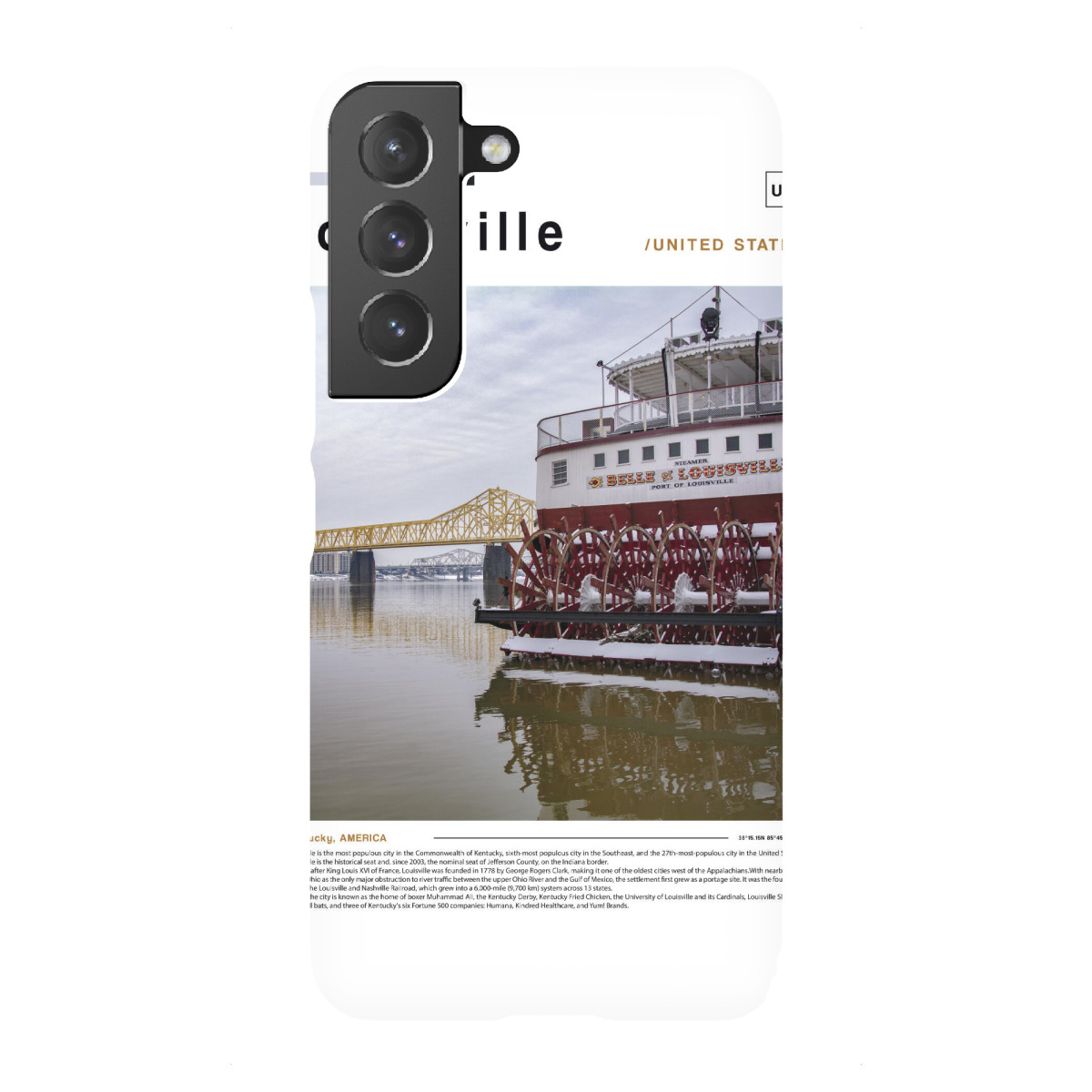Samsung Galaxy "Zeitung aus Louisville" Premium-Case Handyhülle artboxONE