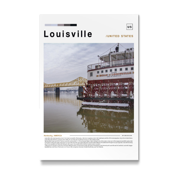 Galerie-Print "Zeitung aus Louisville" 30x20 cm artboxONE