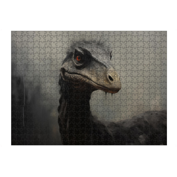 Puzzle Ravensburger "Therizinosaurus-Gemälde" artboxONE - Natur,Tiere - Kunst,Groß,Leinwand,Dino,Dinosaurier,öl,Farbe,Gemälde,Rex,Therizinosaurus