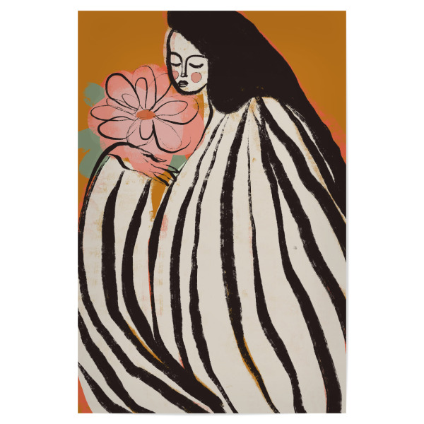 Poster 30x20 cm "Ein stiller Moment" artboxONE - Floral,Abstrakt,Für Mama