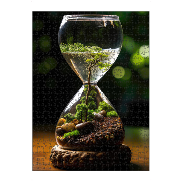 artboxONE Puzzle "Natur Sanduhr" artboxONE - Abstrakt
