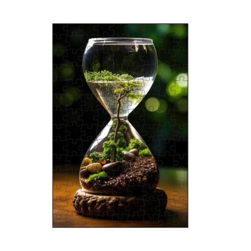 Nature hourglass