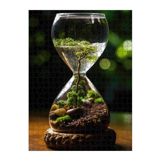 Nature hourglass