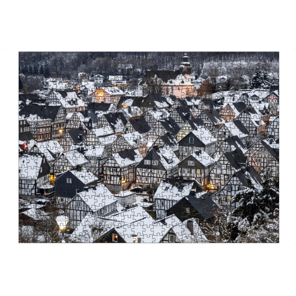 artboxONE Puzzle "Das Winterliche Freudenberg" artboxONE - Architektur
