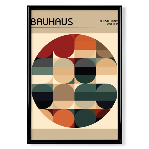 Bauhaus-Retro-Grafik