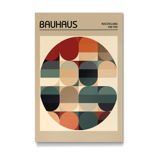 Bauhaus-Retro-Grafik